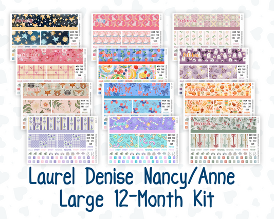 12-Month Kit- Laurel Denise Nancy / Anne Large (Standard) 2026
