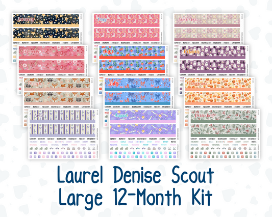 Laurel Denise Scout Large (Portrait) - 12-Month Kit - 2026 - For Planners