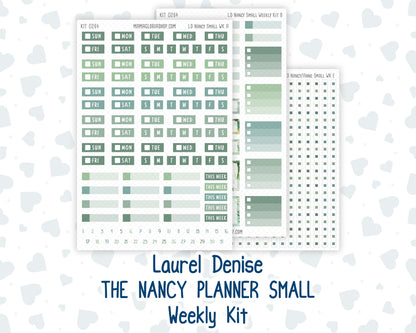 Kit 0264 - Laurel Denise The Nancy Planner Small - Weekly Kit - May - Spring Walk