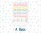 Kit 0260 - Laurel Denise The Nancy Planner Small - Weekly Kit - April - Pastel Egg Hunt
