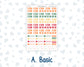 Kit 0271 - Laurel Denise The Nancy Planner Small - Weekly Kit - June - Strawberry Shore