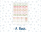 Kit 0308 - Laurel Denise The Nancy Planner Small - Weekly Kit - December - Knit & Holly