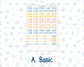 Kit 0265 - Laurel Denise The Nancy Planner Small - Weekly Kit - May - Honeybee Sky