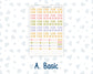 Kit 0280 - Laurel Denise The Nancy Planner Small - Weekly Kit - Half Past Six In August