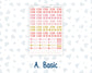 Kit 0294 - Laurel Denise The Nancy Planner Small - Weekly Kit - September - Rosy Reveria
