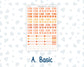 Kit 0241 - Laurel Denise Mini - Horizontal - Weekly Kit - November - Pumpkin Latte