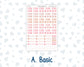 Kit 0297 - Laurel Denise The Nancy Planner Small - Weekly Kit - October - Pink Spell