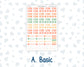 Kit 0278 - Laurel Denise The Nancy Planner Small - Weekly Kit - August - Oops, All Peaches