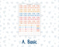 Kit 0270 - Laurel Denise The Nancy Planner Small - Weekly Kit - June - Beachside Bliss