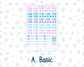 Kit 0230 - Laurel Denise Mini - Horizontal - Weekly Kit - August - School Daze