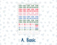 Kit 0306 - Laurel Denise The Nancy Planner Small - Weekly Kit - December - Jolly Mischief