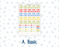 Kit 0269 - Laurel Denise The Nancy Planner Small - Weekly Kit - June - Dolce Mare