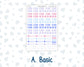 Kit 0252 - Laurel Denise The Nancy Planner Small - Weekly Kit - February - Tokyo Candy Cloud
