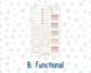Kit 0301 - Laurel Denise The Nancy Planner Small - Weekly Kit - November - Sunday Comfort