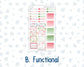 Kit 0276 - Laurel Denise The Nancy Planner Small - Weekly Kit - July - Melon Crush