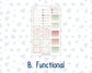 Kit 0244 - Laurel Denise Mini - Horizontal - Weekly Kit - December - Santas Village