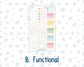 Kit 0260 - Laurel Denise The Nancy Planner Small - Weekly Kit - April - Pastel Egg Hunt