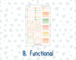 Kit 0228 - Laurel Denise Mini - Horizontal - Weekly Kit - August - Just Peachy