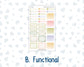 Kit 0280 - Laurel Denise The Nancy Planner Small - Weekly Kit - Half Past Six In August