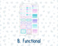 Kit 0230 - Laurel Denise Mini - Horizontal - Weekly Kit - August - School Daze