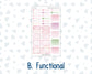 Kit 0253 - Laurel Denise The Nancy Planner Small - Weekly Kit - February - Rosy Daydreams