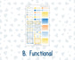 Kit 0219 Laurel Denise Mini Size  – Weekly - Horizontal Layout - Bee's Business- May