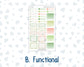 Kit 0256 - Laurel Denise The Nancy Planner Small - Weekly Kit - March - Froggy Luck