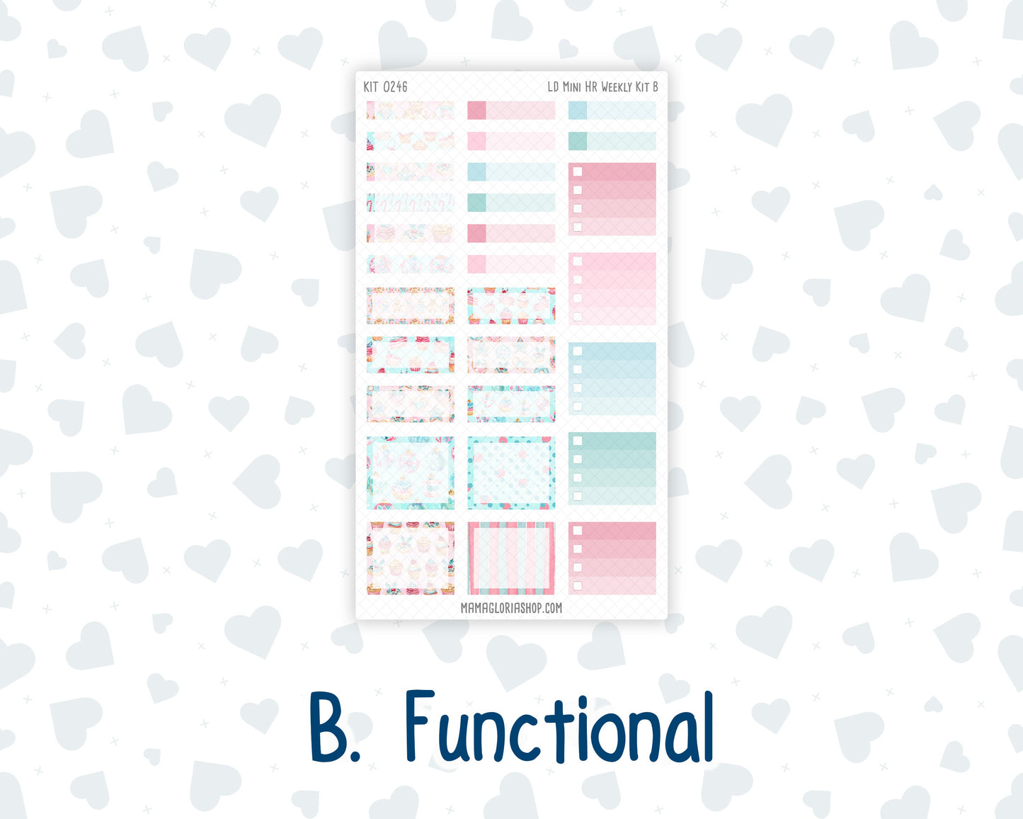 Kit 0246 - Laurel Denise Mini - Horizontal - Weekly Kit - December - Gingerbread Sweets