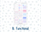 Kit 0252 - Laurel Denise The Nancy Planner Small - Weekly Kit - February - Tokyo Candy Cloud
