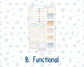 Kit 0261 - Laurel Denise The Nancy Planner Small - Weekly Kit - April - Llama Spring