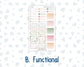 Kit 0259 - Laurel Denise The Nancy Planner Small - Weekly Kit - March - Spring Garden Chores