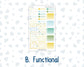 Kit 0227 - Laurel Denise Mini - Horizontal - Weekly Kit - July - Lemon Grove