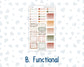 Kit 0298 - Laurel Denise The Nancy Planner Small - Weekly Kit - October - Velvet Bloom