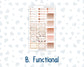 Kit 0296 - Laurel Denise The Nancy Planner Small - Weekly Kit - September - Coffee Break
