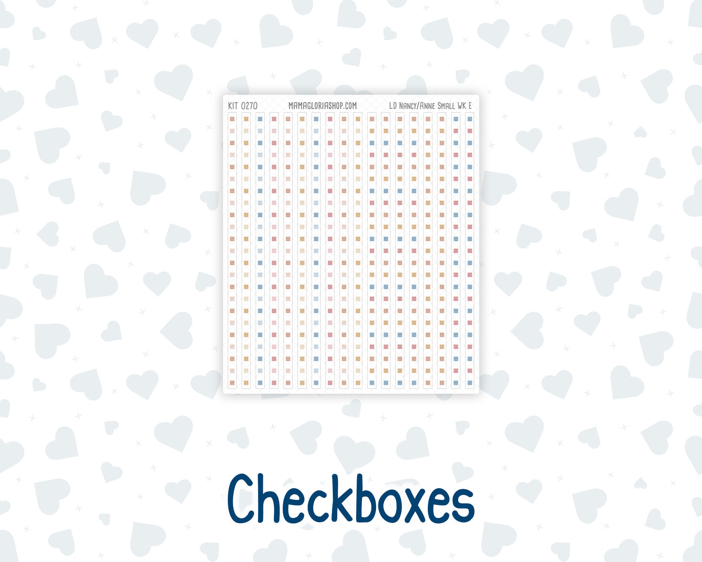 Kit 0270 - Laurel Denise The Nancy Planner Small - Weekly Kit - June - Beachside Bliss