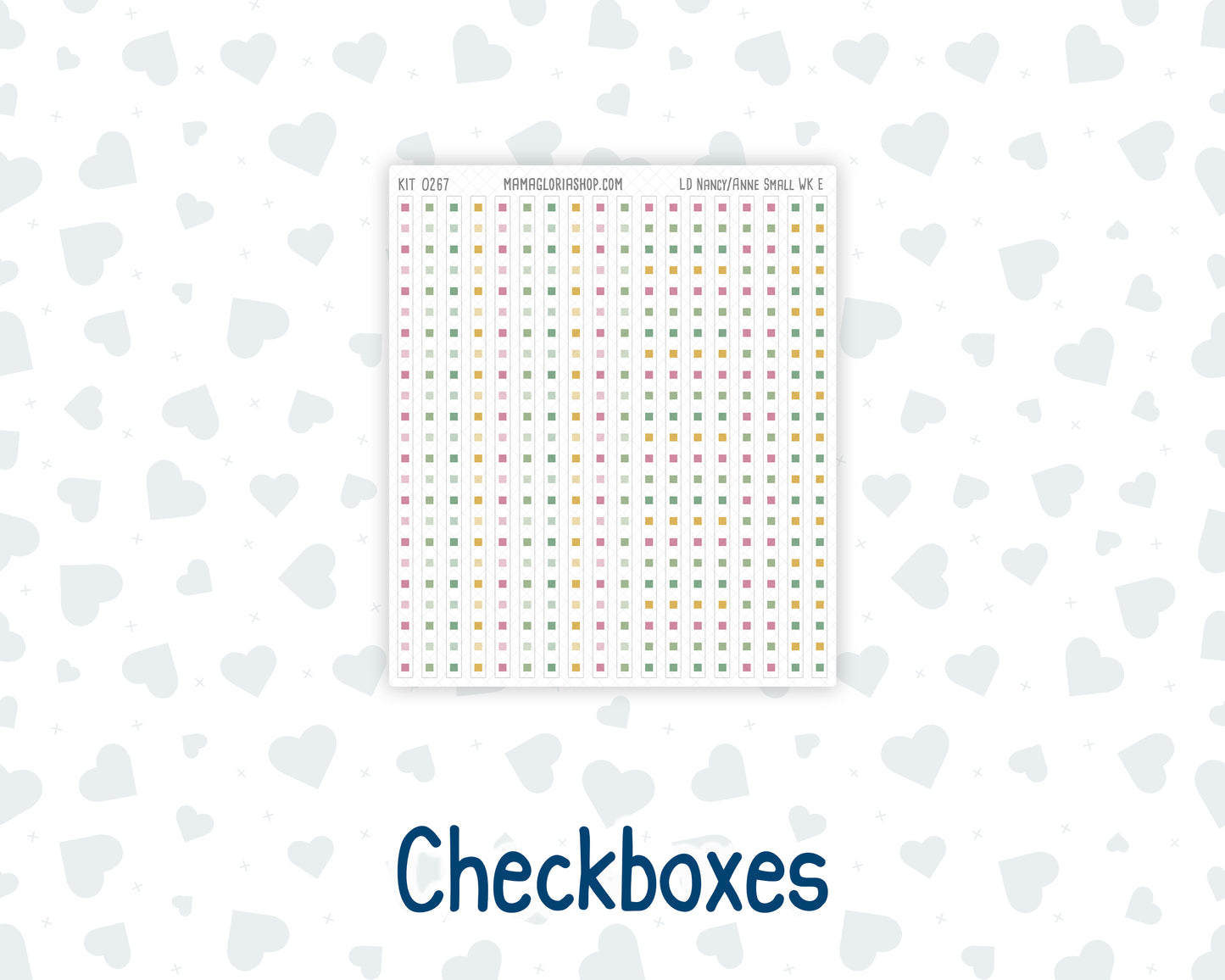 Kit 0267 - Laurel Denise The Nancy Planner Small - Weekly Kit - May - Flowers For Mama