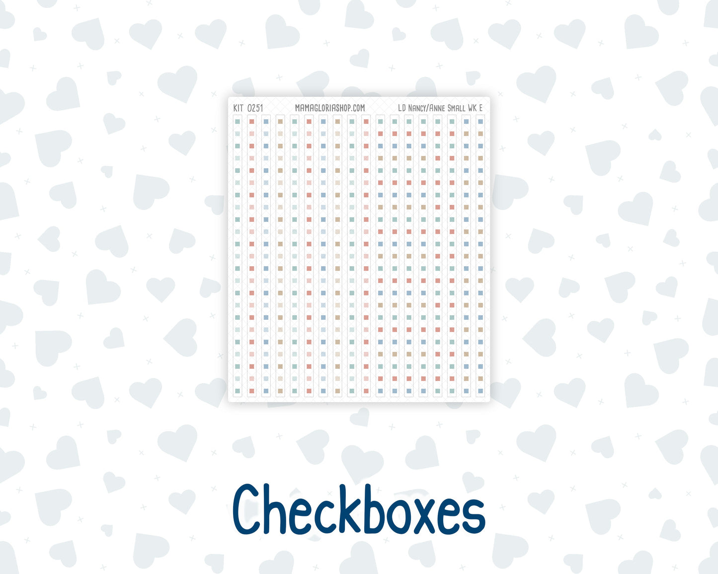 Kit 0251 - Laurel Denise The Nancy Planner Small - Weekly Kit - January - Pine & Paws