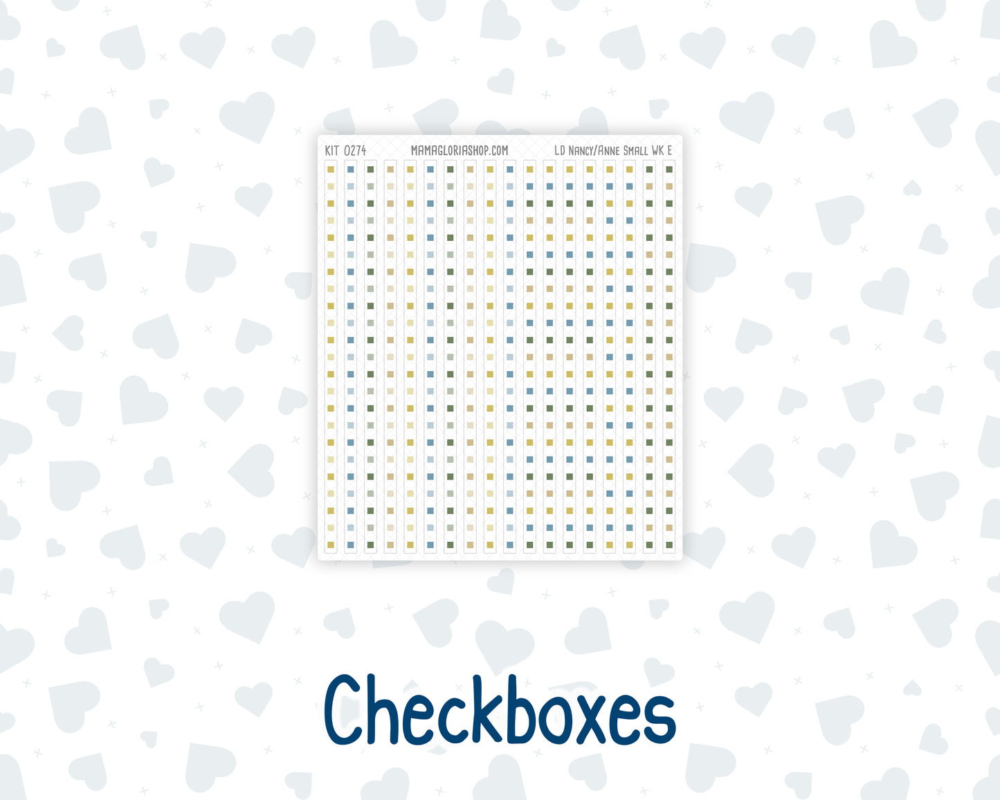 Kit 0274 - Laurel Denise The Nancy Planner Small - Weekly Kit - July - Sunny Lemon Shore