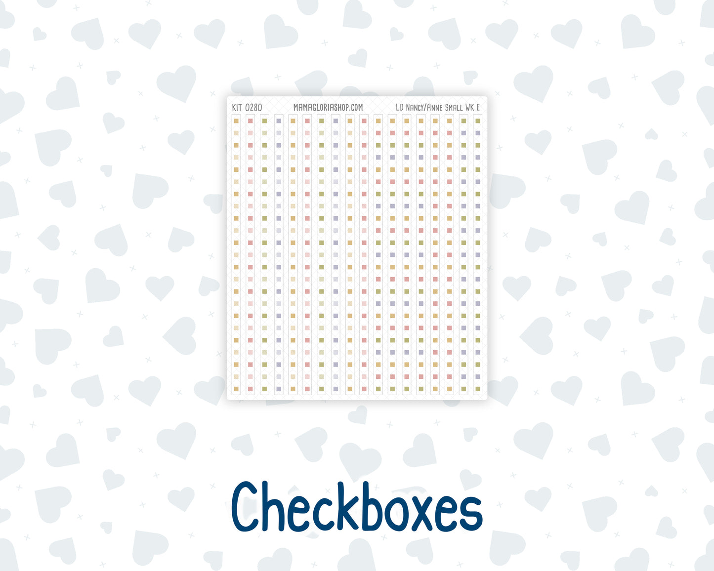 Kit 0280 - Laurel Denise The Nancy Planner Small - Weekly Kit - Half Past Six In August