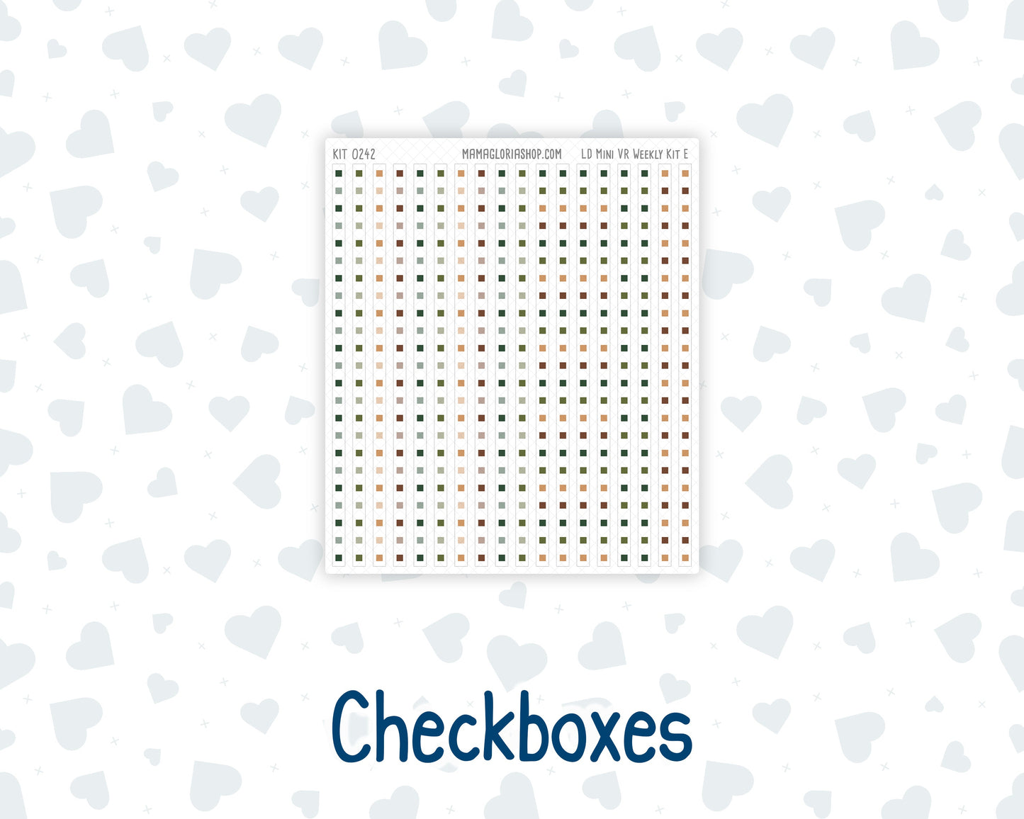 Kit 0242 - Laurel Denise Mini - Horizontal - Weekly Kit - November - Cottage Autumn