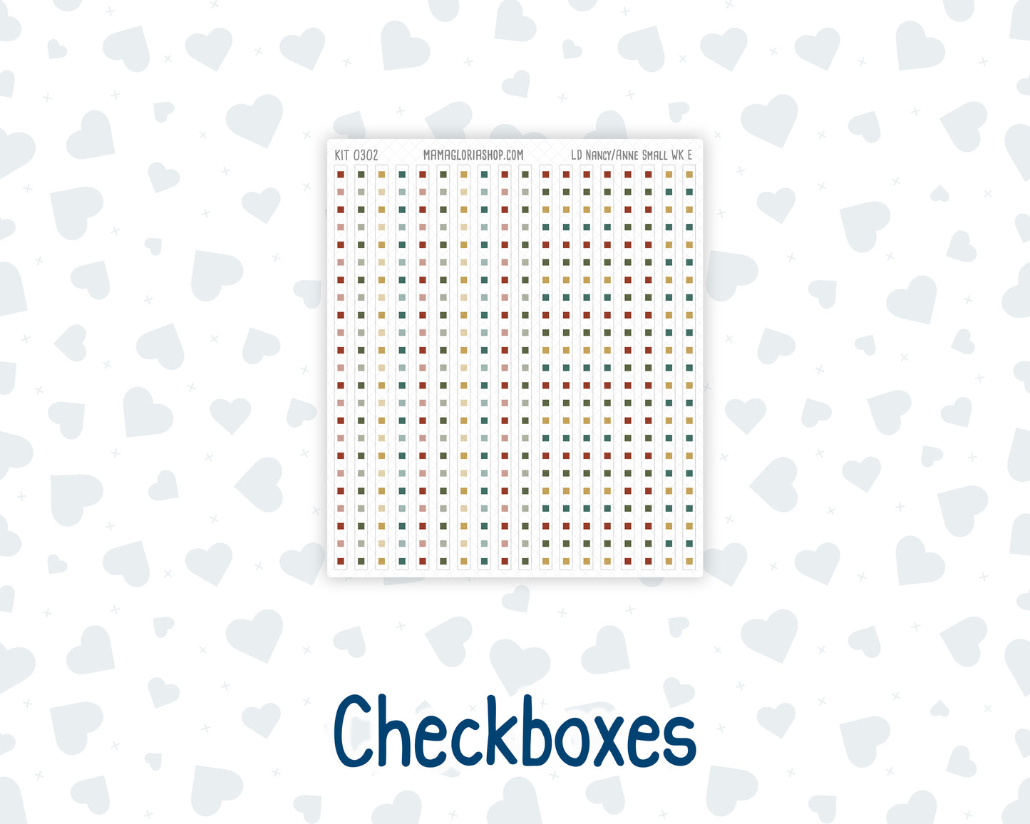 Kit 0302 - Laurel Denise The Nancy Planner Small - Weekly Kit - November - Thankful Season