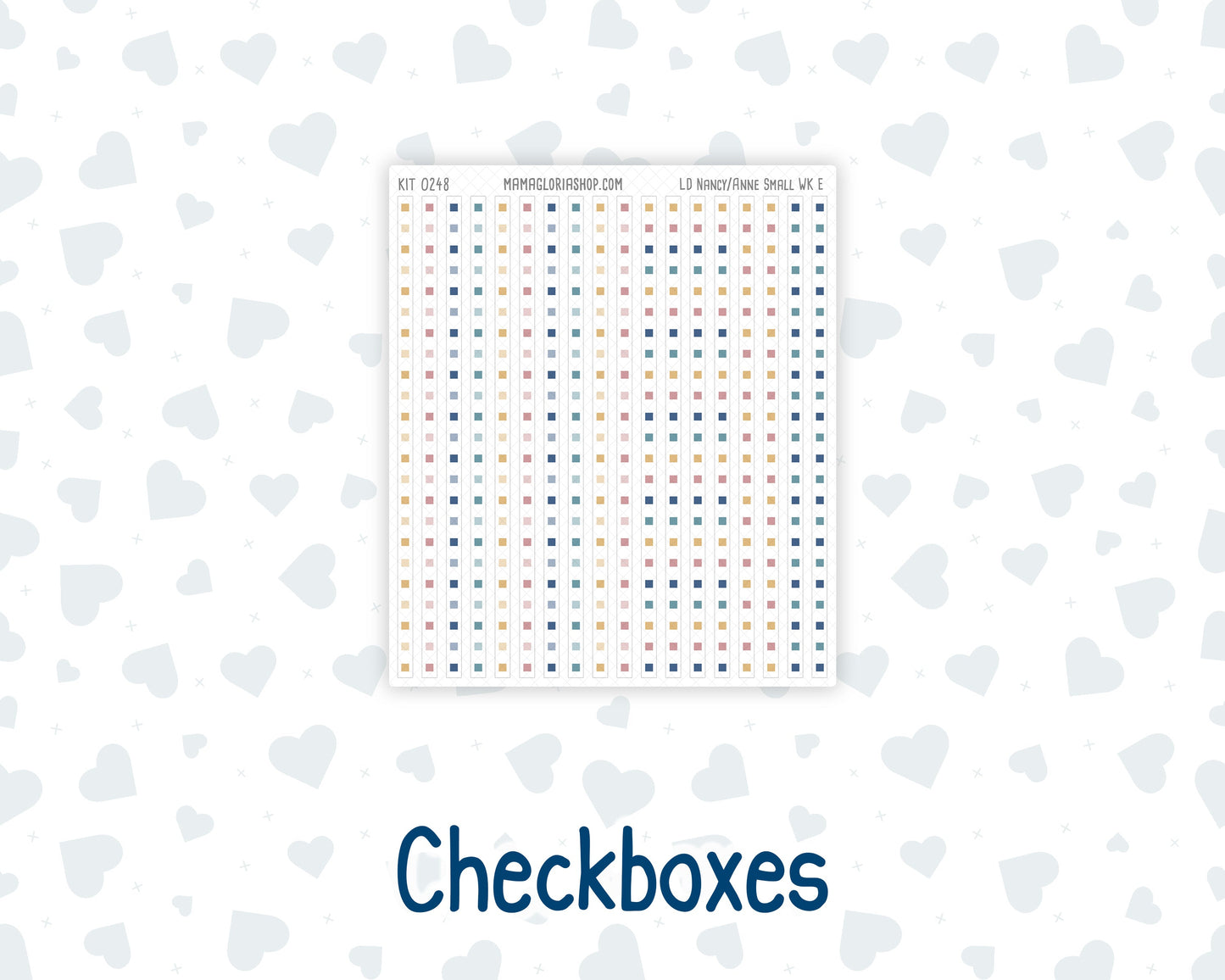 Kit 0248 - Laurel Denise The Nancy Planner Small - Weekly Kit - January - Midnight Countdown