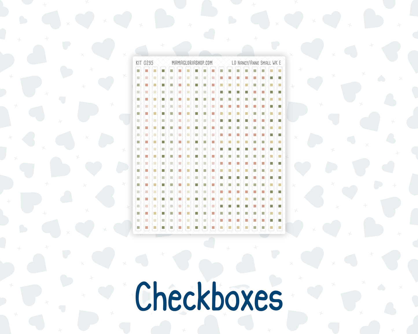 Kit 0295 - Laurel Denise The Nancy Planner Small - Weekly Kit - September - Apple Harvest