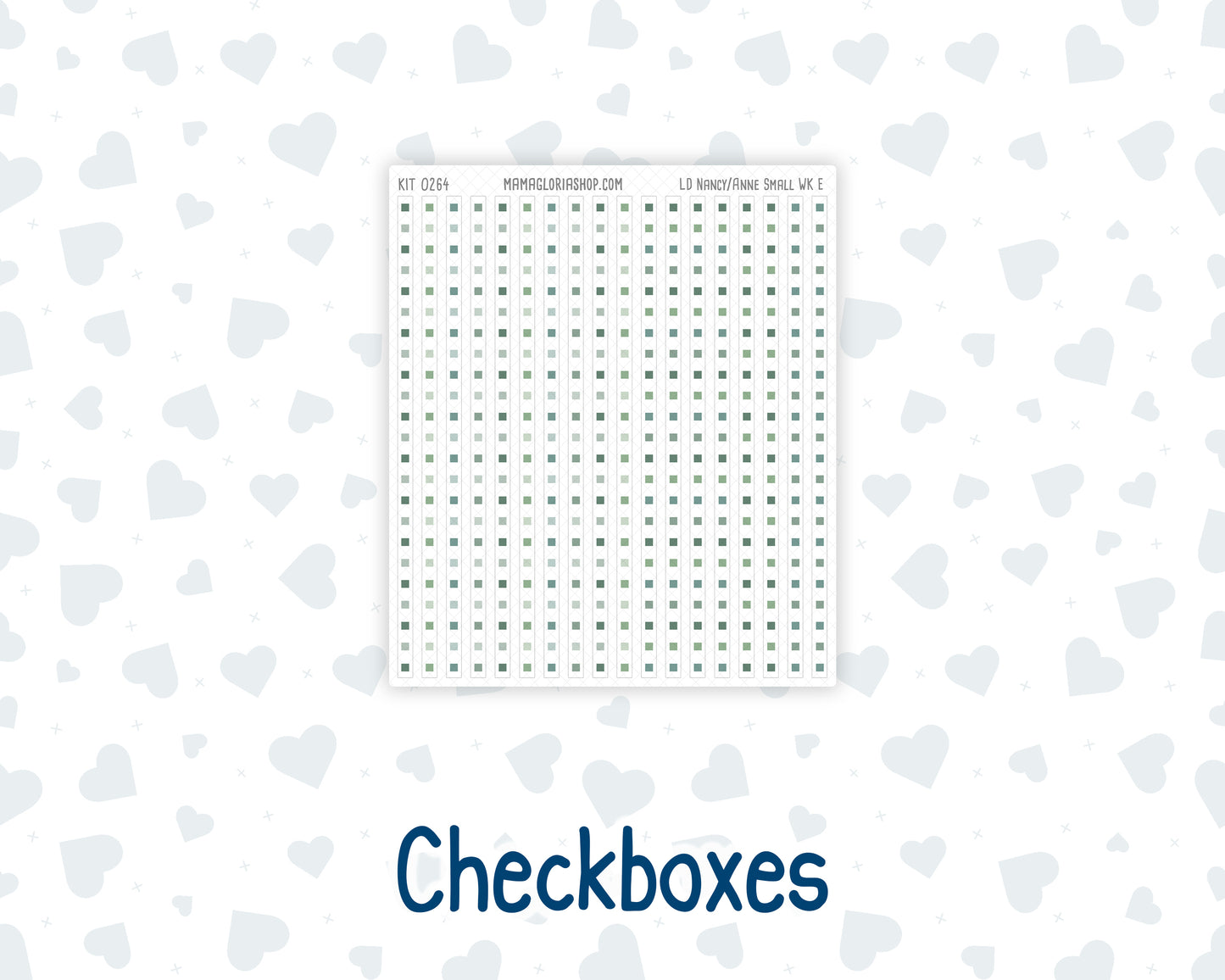 Kit 0264 - Laurel Denise The Nancy Planner Small - Weekly Kit - May - Spring Walk