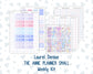 Kit 0252 - Laurel Denise The Anne Planner Small - Weekly Kit - February - Tokyo Candy Cloud