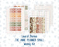 Kit 0298 - Laurel Denise The Anne Planner Small - Weekly Kit - October - Velvet Bloom