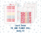 Kit 0254 - Laurel Denise The Anne Planner Small - Weekly Kit - February - Valentine Village