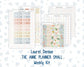 Kit 0261 - Laurel Denise The Anne Planner Small - Weekly Kit - April - Llama Spring