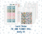 Kit 0275 - Laurel Denise The Anne Planner Small - Weekly Kit - July - Tropical Safari Blush