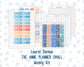 Kit 0268 - Laurel Denise The Anne Planner Small - Weekly Kit - June - Sea Sweeties